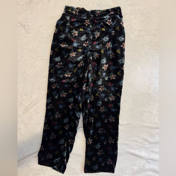 Anthropologie Ett:Twa Blazer Jacket And Pants Set Women Size 10 Floral Corduroy - Picture 4 of 7